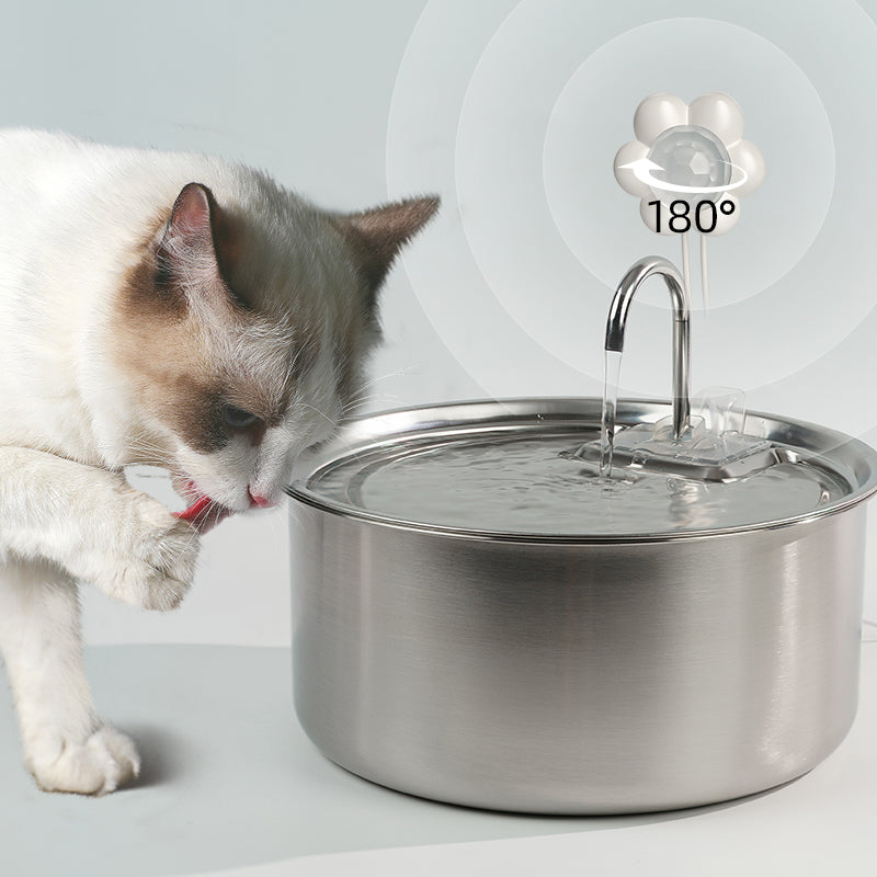 7 Liters Stainless Steel Automatic Pet Drinking Waterer - FT00703